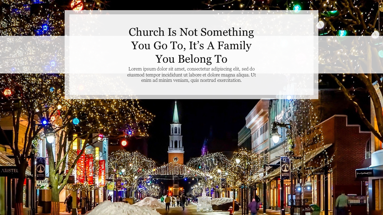Effective Christmas PowerPoint Backgrounds For Church